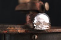 FK-BANDANA SKULL RING/RC