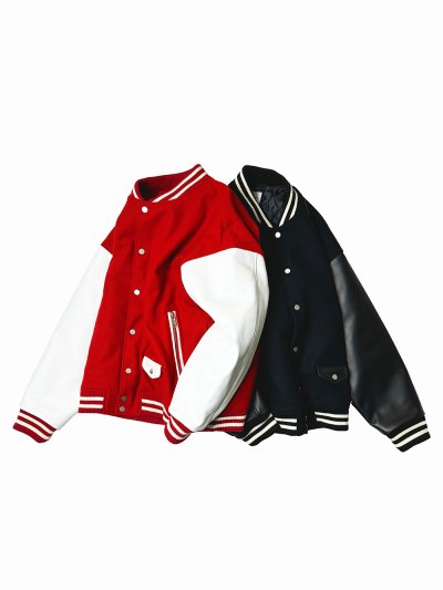 画像1: FK-VARSITY JACKET