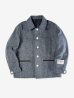 画像1: FK-CAR COAT/HARRIS TWEED (1)